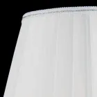 مصباح طاولة من زجاج اللبلاب الشفاف وزجاج الكريستال، صنع في إيطاليا Viadurini