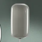 مصباح أرضي من الزجاج الفينيسي المنفوخ يدويًا - من الخيزران Viadurini