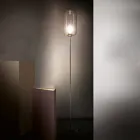 مصباح أرضي من الزجاج الفينيسي المنفوخ يدويًا - من الخيزران Viadurini