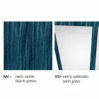 مصباح أرضي خارجي من الألومنيوم صنع في إيطاليا، كريستل Viadurini