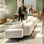 مصباح أرضي بتصميم هيكل معدني لامع مصنوع في إيطاليا - دوناتينا Viadurini