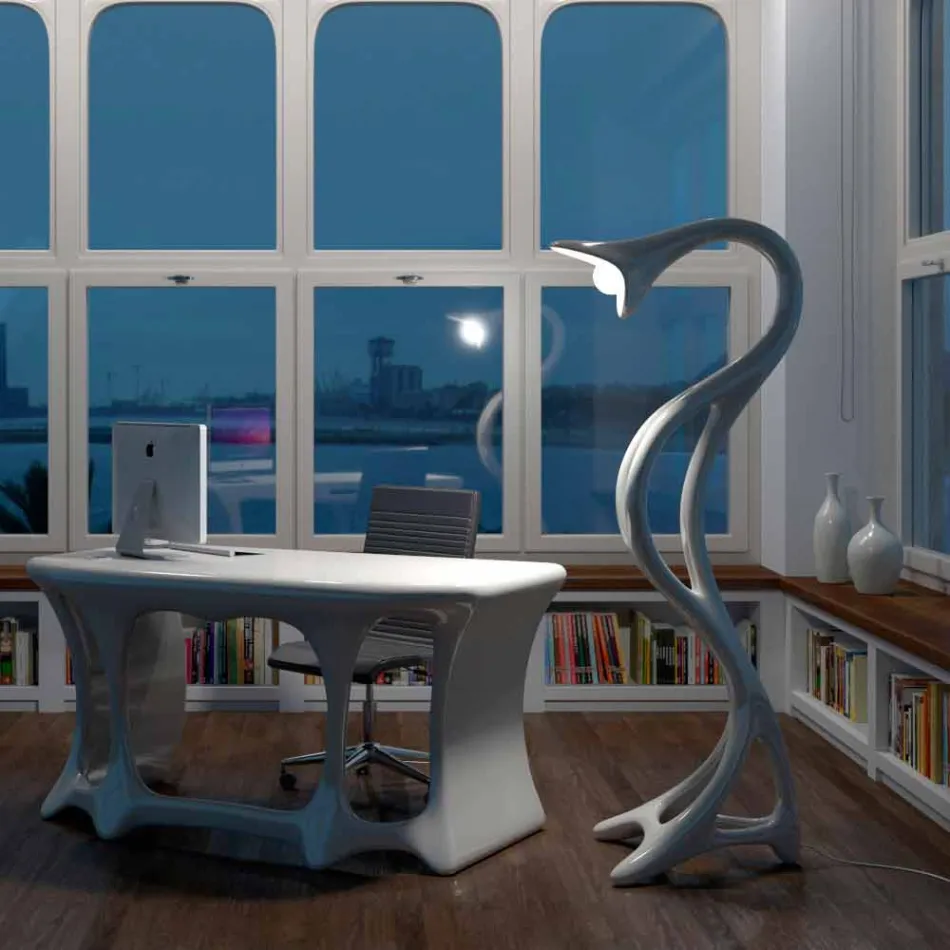 مصباح أرضي بتصميم عصري من Dragon صنع في إيطاليا Viadurini