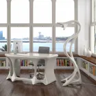 مصباح أرضي بتصميم عصري من Dragon صنع في إيطاليا Viadurini