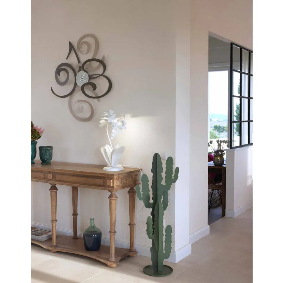 مصباح أرضي حديدي بتصميم عصري، صنع في إيطاليا - أمورفا Viadurini