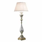 Wooden floor lamp produced by hand in Italy Rocco Viadurini