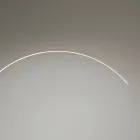 مصباح أرضي من المعدن المطلي مع إضاءة LED قابلة للتعتيم - أوكالبتوس Viadurini