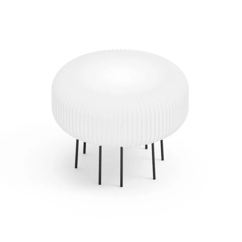 مصباح أرضي من البولي إيثيلين بأحجام مختلفة - ديسكو Viadurini