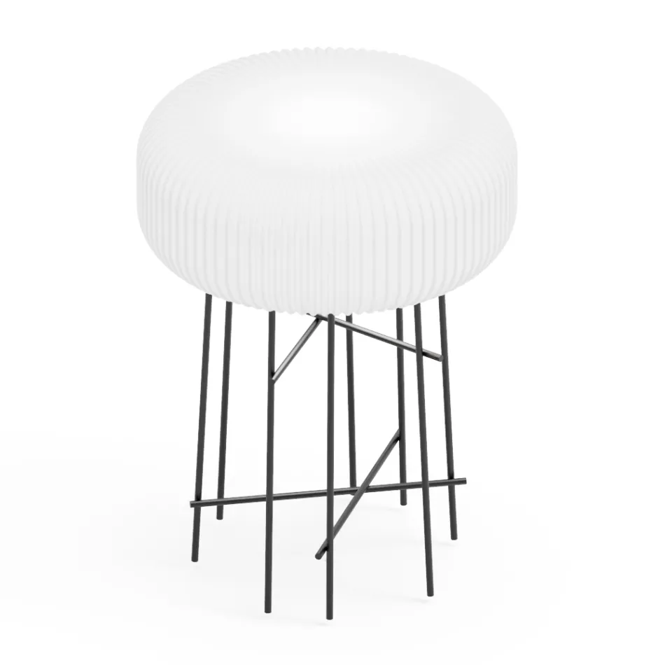 مصباح أرضي من البولي إيثيلين بأحجام مختلفة - ديسكو Viadurini