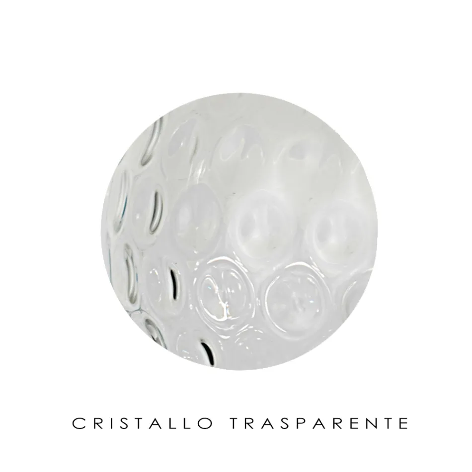 مصباح أرضي من زجاج البندقية المنفوخ يدويًا، 30 سم - كلوي بالوتون Viadurini