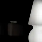 مصباح أرضي خارجي من ألفاريز مزود بإضاءة LED مصنوع من البولي إيثيلين، صنع في إيطاليا Viadurini