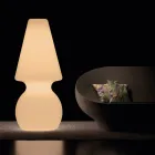 مصباح أرضي خارجي من ألفاريز مزود بإضاءة LED مصنوع من البولي إيثيلين، صنع في إيطاليا Viadurini