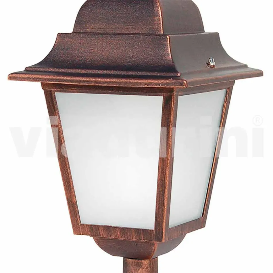 مصباح أرضي خارجي من الألومنيوم مصنوع في إيطاليا، أكويلينا Viadurini