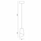 تصميم مصباح معلق من السيراميك المنتج في إيطاليا آسيا Viadurini