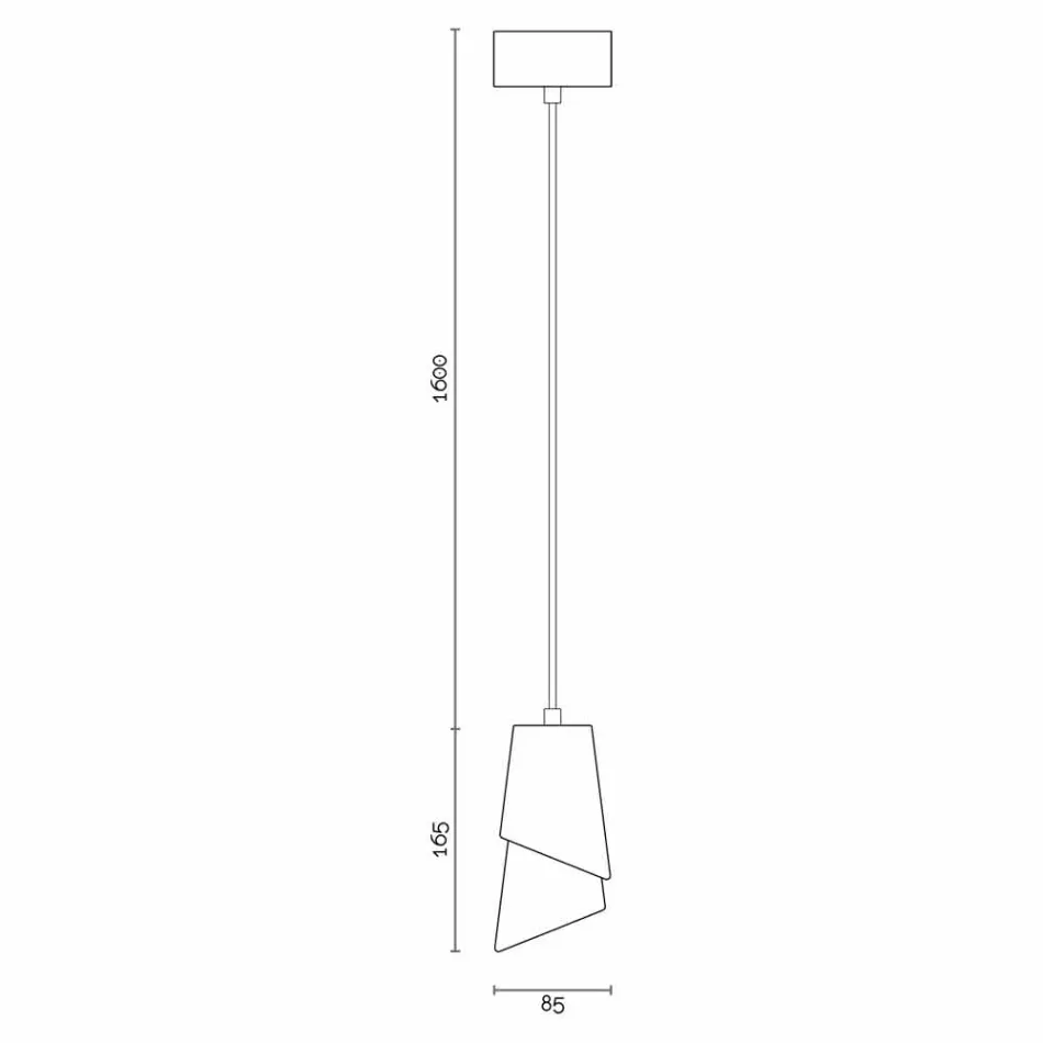 تصميم مصباح معلق من السيراميك المنتج في إيطاليا آسيا Viadurini