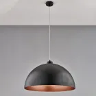 مصباح أنيق من الزجاج والمعدن، صنع في إيطاليا، للديكورات الداخلية الراقية - دينيب Viadurini