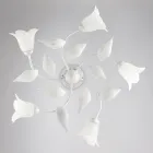 مصباح أنيق من الزجاج والمعدن، صنع في إيطاليا للديكورات الداخلية الراقية – سيريو Viadurini