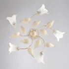 مصباح أنيق من الزجاج والمعدن، صنع في إيطاليا للديكورات الداخلية الراقية – سيريو Viadurini