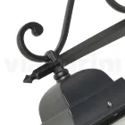 مصباح زجاجي بهيكل من الألومنيوم المصبوب، صنع في إيطاليا - سينتيلا Viadurini