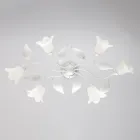 مصباح مصنوع في إيطاليا من الزجاج والمعدن، مناسب للأثاث الأنيق – سيريو Viadurini