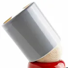 مصباح طاولة عصري مصنوع من السيراميك وخشب الزان صنع في إيطاليا آسيا Viadurini