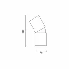 مصباح طاولة عصري مصنوع من السيراميك وخشب الزان صنع في إيطاليا آسيا Viadurini