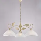 مصباح عصري من الزجاج والمعدن، صنع في إيطاليا، مثالي لأي غرفة - كارينا Viadurini