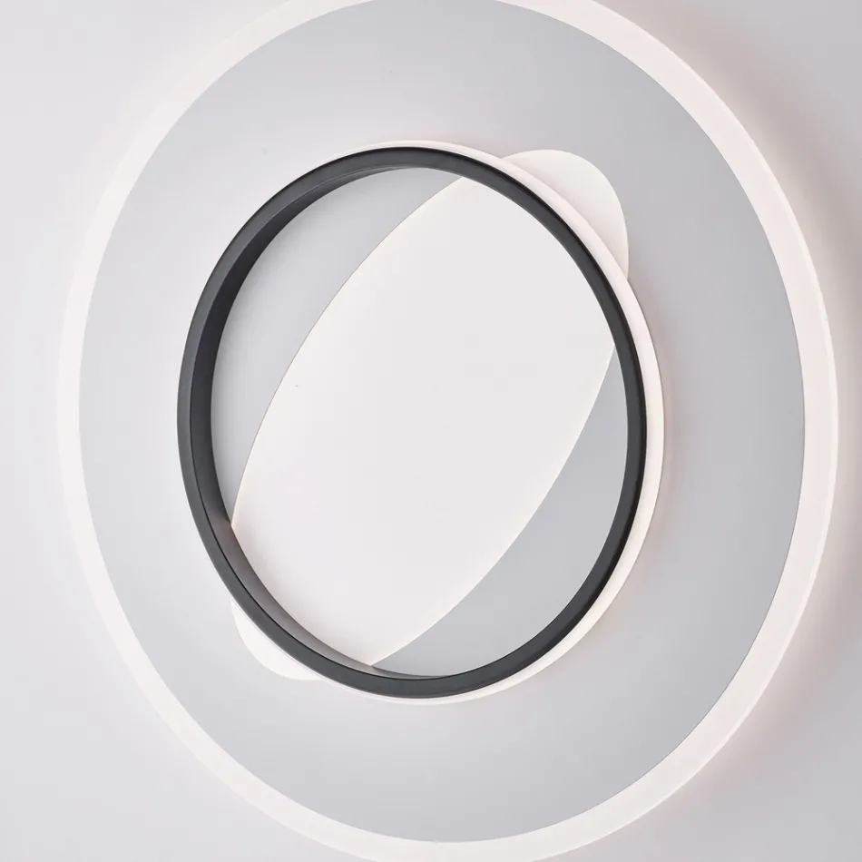 مصباح عصري من الزجاج والمعدن، صنع في إيطاليا، مثالي لأي غرفة - بافو Viadurini