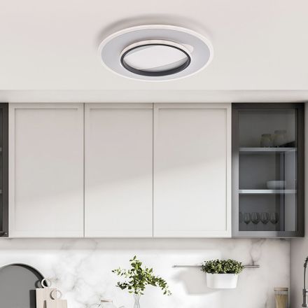 مصباح عصري من الزجاج والمعدن، صنع في إيطاليا، مثالي لأي غرفة - بافو Viadurini