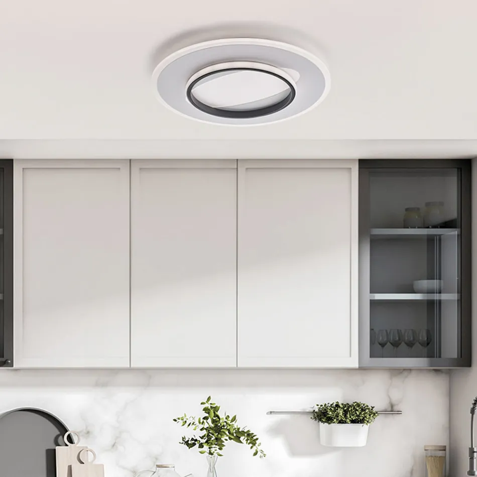 مصباح عصري من الزجاج والمعدن، صنع في إيطاليا، مثالي لأي غرفة - بافو Viadurini