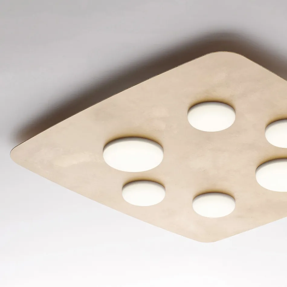 مصباح عصري من الزجاج والمعدن لإضفاء لمسة أنيقة على ديكور منزلك – كيبلر Viadurini