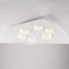 مصباح عصري من الزجاج والمعدن لإضفاء لمسة أنيقة على ديكور منزلك – كيبلر Viadurini