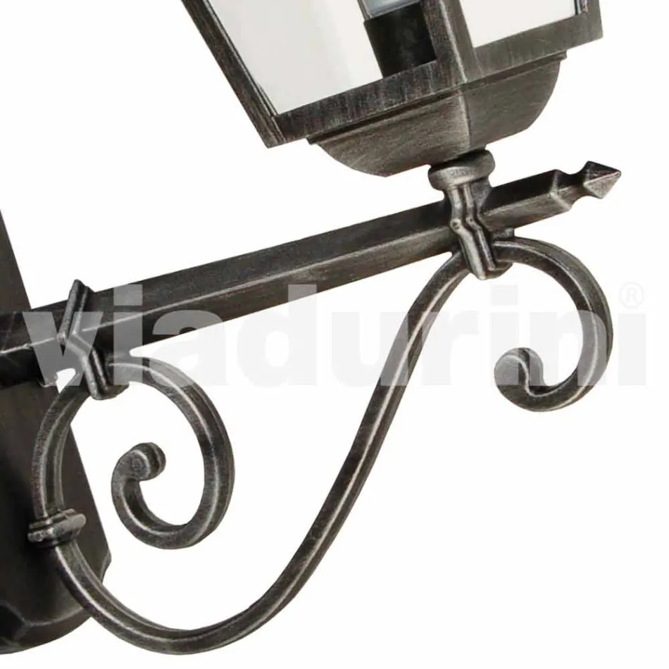 مصباح حائط خارجي من الألومنيوم صنع في إيطاليا، أكويلينا Viadurini