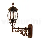 مصباح حائط خارجي من الألومنيوم صنع في إيطاليا - ليونا Viadurini