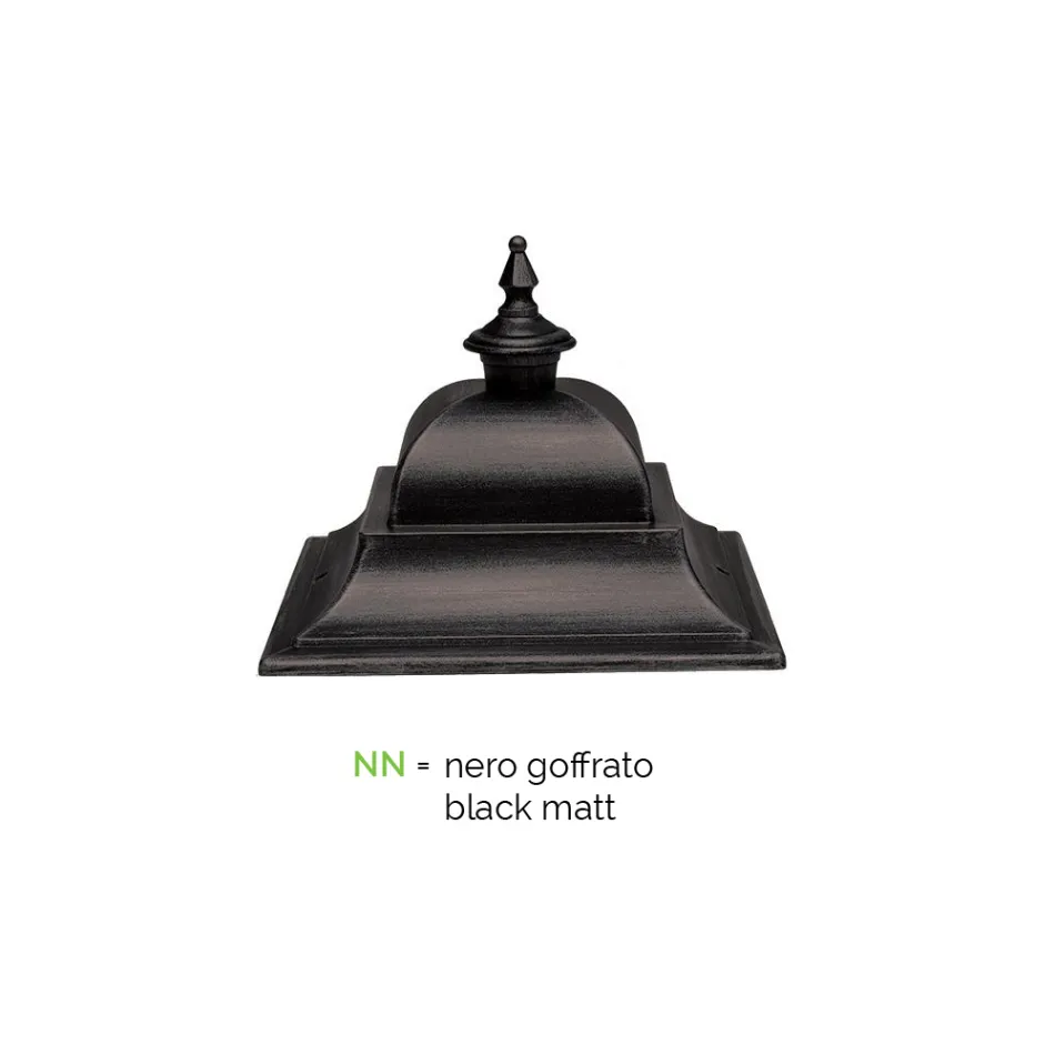 مصباح خارجي عتيق من الألومنيوم والزجاج صنع في إيطاليا - بوناريا Viadurini