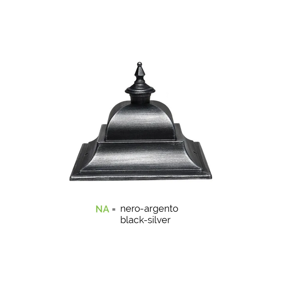 مصباح تعليق خارجي من الألومنيوم والزجاج صنع في إيطاليا - بوناريا Viadurini