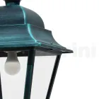 مصباح تعليق خارجي من الألومنيوم والزجاج صنع في إيطاليا - بوناريا Viadurini