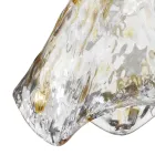 مصباح معلق مصنوع يدويًا من زجاج البندقية المنفوخ 35 46 سم - ماري Viadurini