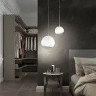 مصباح معلق مصنوع يدويًا من زجاج البندقية المنفوخ - نوفا Viadurini