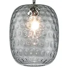 مصباح معلق مصنوع يدويًا من زجاج البندقية المنفوخ - كلوي بالوتون Viadurini