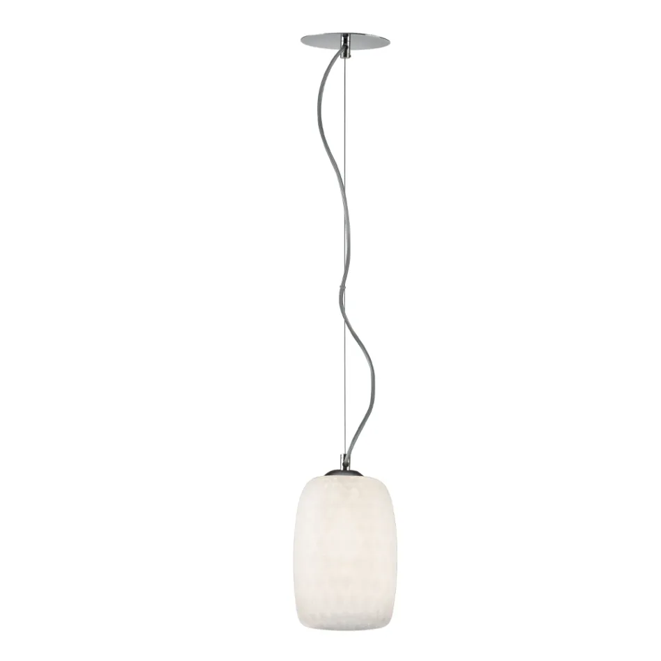 مصباح معلق مصنوع يدويًا من زجاج البندقية المنفوخ - كلوي بالوتون Viadurini