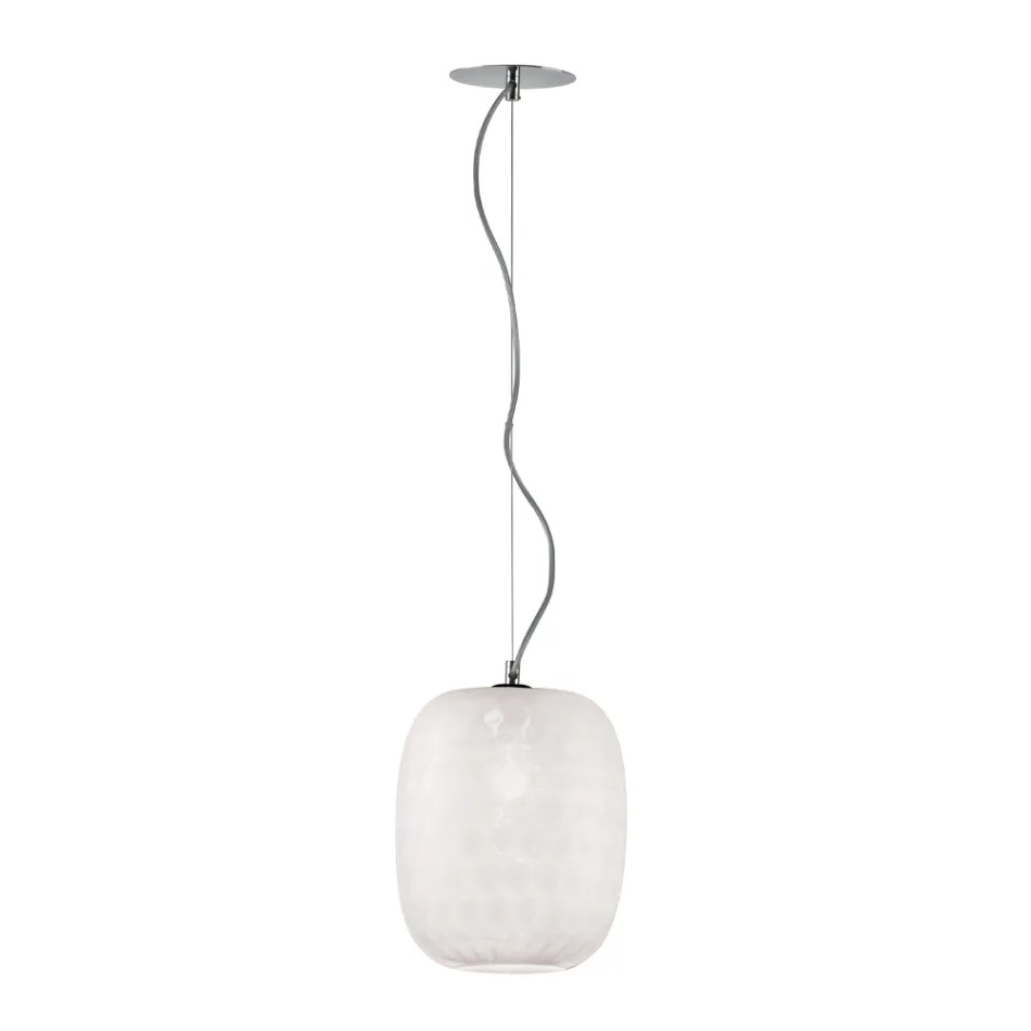 مصباح معلق مصنوع يدويًا من زجاج البندقية المنفوخ - كلوي بالوتون Viadurini