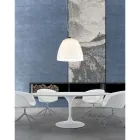 مصباح معلق من الزجاج الفينيسي المنفوخ يدويًا - فلورا Viadurini