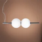 مصباح معلق من زجاج البندقية المنفوخ يدويًا - جوبيتر Viadurini