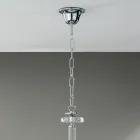 ثريا ٨ مصابيح كلاسيكية إيطالية مصنوعة يدويًا من الزجاج باللون الفيروزي - سيميلو Viadurini