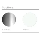 ثريا مصنوعة يدويًا من زجاج البندقية والمعادن - بولي بالوتون Viadurini