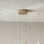 ثريا زجاجية محببة مزودة بمصابيح LED قابلة للإزالة - كاتالبا Viadurini