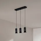 ثريا بثلاث مصابيح LED من الألومنيوم المطلي بالمسحوق وكابل قابل للتعديل - بوكسوس Viadurini