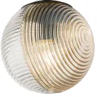 ثريا بثلاثة مصابيح من الزجاج المنفوخ على شكل كرة، صنع في إيطاليا - بريلا Viadurini