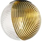 ثريا بثمانية مصابيح من الزجاج المنفوخ على شكل كرة، صنع في إيطاليا - بريلا Viadurini