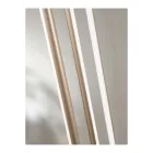 ثريا بـ 8 مصابيح LED من المعدن المطلي بالذهب وكابلات قابلة للتعديل - برتقالي Viadurini